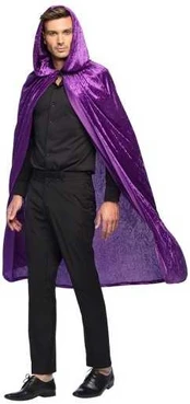 Boland Party Partners B.V. Lilla velour kappe, 170 cm.