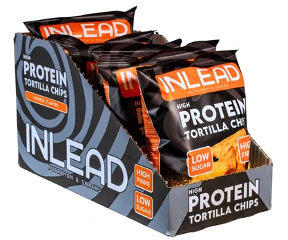 Inlead High Protein Tortilla Chips 6 x 50 g Cheese