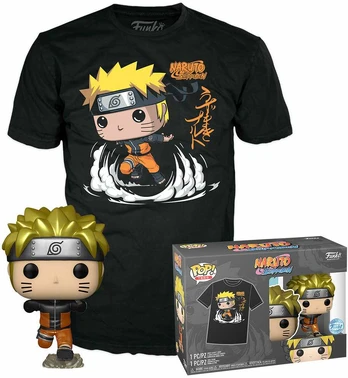 Funko Set figure POP & Tee Naruto Shippuden Exclusive