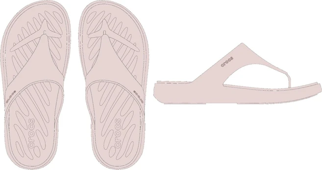 Crocs™ Getaway Triangle Flip Quartz - 38.5