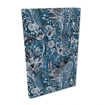 Užrašų knygelė A5 tinklelis Soft Touch Ornament Blue - EV-Corp