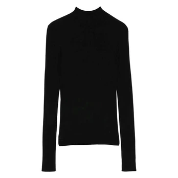 Megztinis moterims, Juoda, Sweater