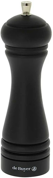 De Buyer JAVA Pipirų malūnėlis 18 cm juoda matinė