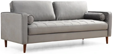 Dvivietė sofa Rome-Light Grey Šviesiai pilka kaina