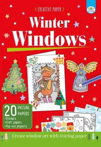 Creative Paper: Winter Windows, Creative window art with tracing paper