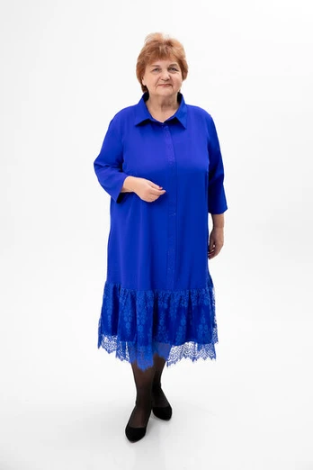 Moteriška suknelė, mėlyna