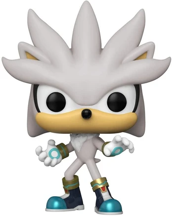 Funko POP! Games: Sonic The Hedgehog - Sidabrinis Vinyl Figure