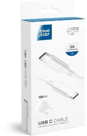 Laidas, 2 x USB-C, 1.2 m, balta kaina