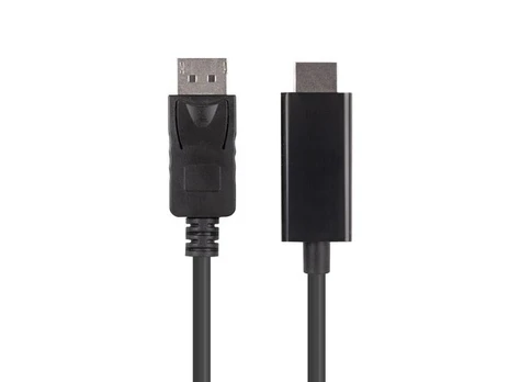LANBERG Cable DP M v1.1->HDMI M 1m | CA-DPHD-11CC-0010-BK