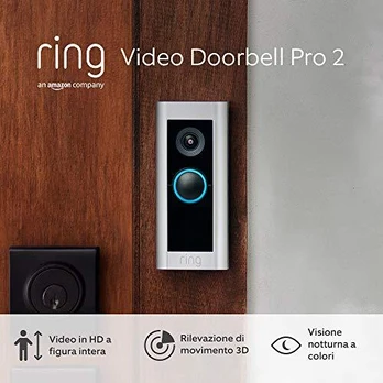 Amazon Ring Video Doorbell Pro 2 vaizdo durų skambutis