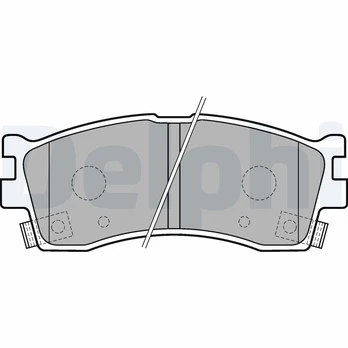 DELPHI LP1702 Brake pad set