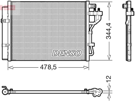 Kondensatorius, oro kondicionierius DENSO DCN43006