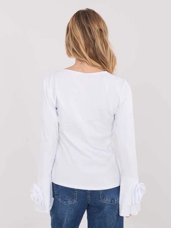 Italy Moda Bluzka-IT-BZ-22139.55-balta