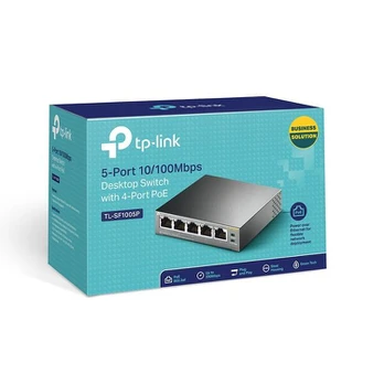 Switch Tp-link Tl-sf1005p 5 portų, juodas