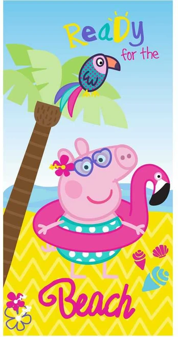 Astley Baker Davies Peppa Pig microfibre beach towel