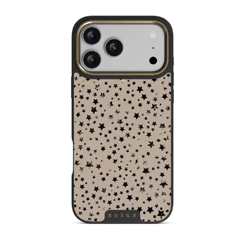 Sparkling Tiara - Stars iPhone 17 Pro Max Case, Elite Dark (MagSafe) / Gold