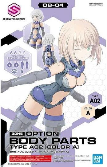 Bandai – 30MS papildomos kėbulo dalys, tipas A02 [A spalva], 62066