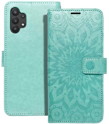 Dėklas Oem MEZZO Book case for SAMSUNG A32 LTE ( 4G ) mandala žalias