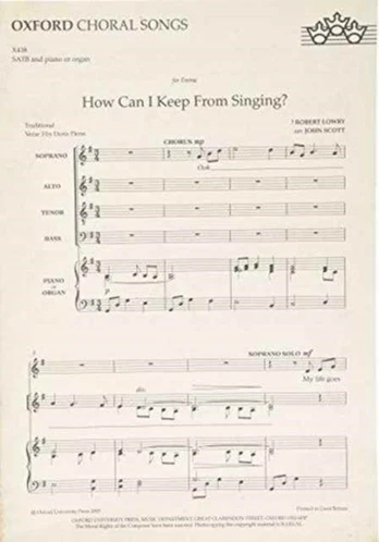 How can I keep from singing?