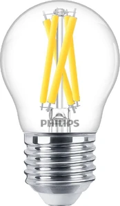 Philips MAS LEDLusterDT3.5-40W E27 927 P45CL G spuldze kaina