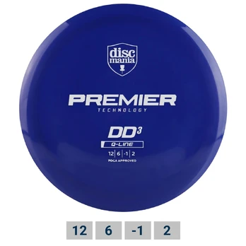 Diskgolfo diskas DISCMANIA Q-LINE PREMIER DD3