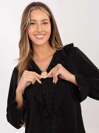 Moda Bluzka-IT-BZ-8738.24-juoda