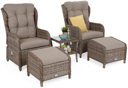 Lauko baldų komplektas Sofia, Ginger/Brown Melange kaina