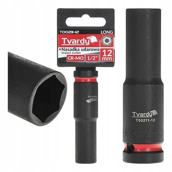 Tvardy ilga smūginė galvutė 1/2" 12mm Cr-mo