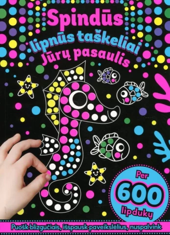 Jūrų pasaulis. Spindūs lipnūs taškeliai