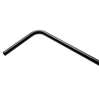 Barrow Kupfer Hardtube, 14/12mm, 90 Grad - 630mm, Juodas