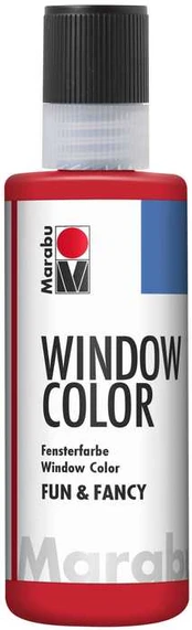 Marabu 04060004031, Raudona, Glass paint, liquid, 80 ml, 1 pc(s)