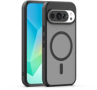 Dėklas Telforceone Mag Matt case for Google Pixel 10 / 10 Pro juodas big hole