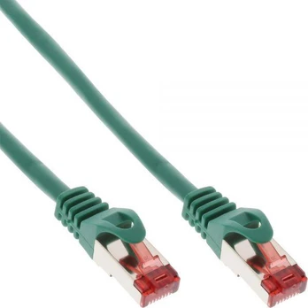 InLine Patchcord S/FTP, PiMF, Cat.6, PVC, žalias 25m (76425G)