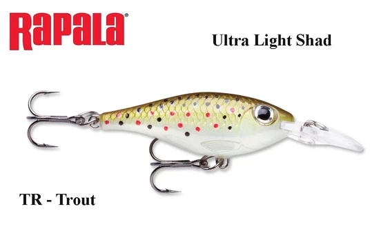 Vobleris Rapala Ultra Light Shad TR 4 cm