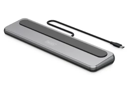 DIGITUS Docking USB-C->HDMI,DP,USBA,USBC,RJ45,PD sidabrinis kaina
