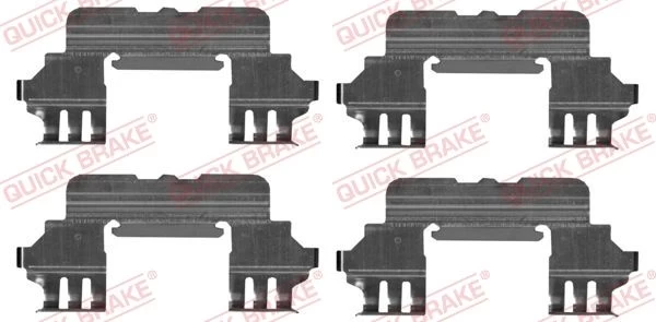 Priedų komplektas, diskinių stabdžių trinkelės QUICK BRAKE 109-1860