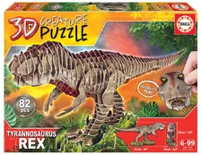 3D dėlionė Educa T-Rex 19182, 6.1 cm x 14 cm kaina