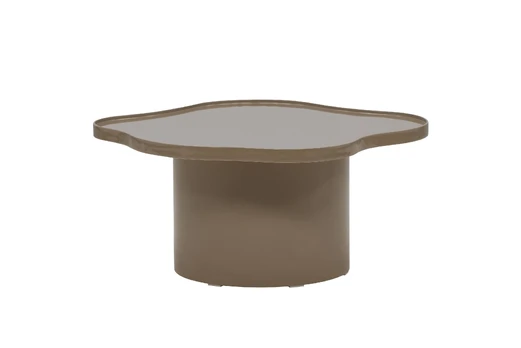 Ilse Sofa Table - Glossy Brown / MDF