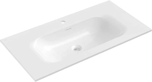 Praustuvas Mexen Vela, 91 x 46,5 cm, Baltas glossy
