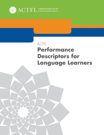 ACTFL Performance Descriptors for Language Learners