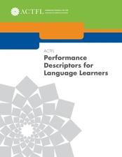 ACTFL Performance Descriptors for Language Learners kaina