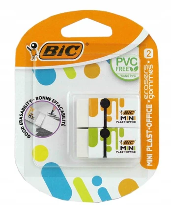 Bic Trintukas, 2 vnt., be Pvc, lengvai trinantis