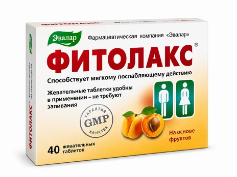 Evalar fitolaks, 40 kramtomųjų tablečių