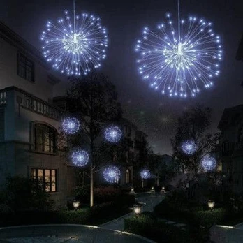 Springos Dekoracija - žvaigždė 100 led, balta
