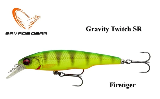 Vobleris Savage Gear Gravity Twitch SR Firetiger 11.5 cm