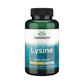 SWANSON L-lizinas 500 mg, 100 kaps.