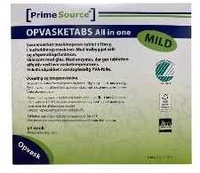 Multi Maskinopvask Tabs Prime Source Mild All-In-One Salt/Afspænding/Glasbeskyttelse,80 stk/pk