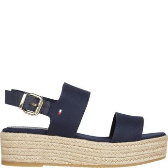 Basutės moterims, Mėlyna, Mid wedge sandal