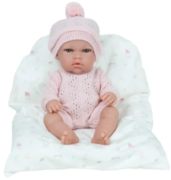 Arias lėlė kūdikėlis, mergaitė 30 cm