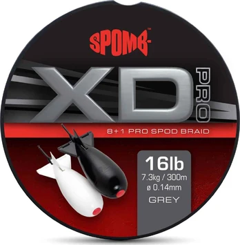 Valas Spomb XD Pro Braid grey 8+1, 0,14 mm, 7,3 kg, 16 lb